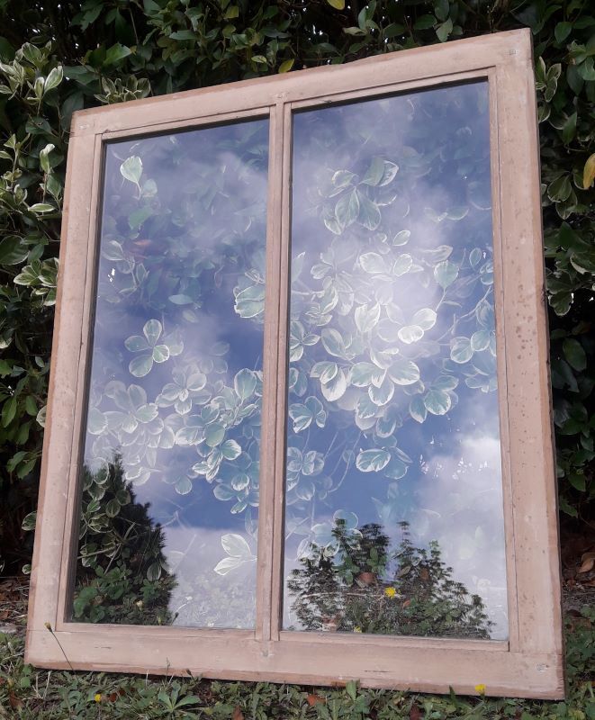 Glazed frame 70x83cm for partition