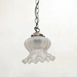 Vintage ceiling lamp with a tulip shaped lampshade, Spain, 1980s