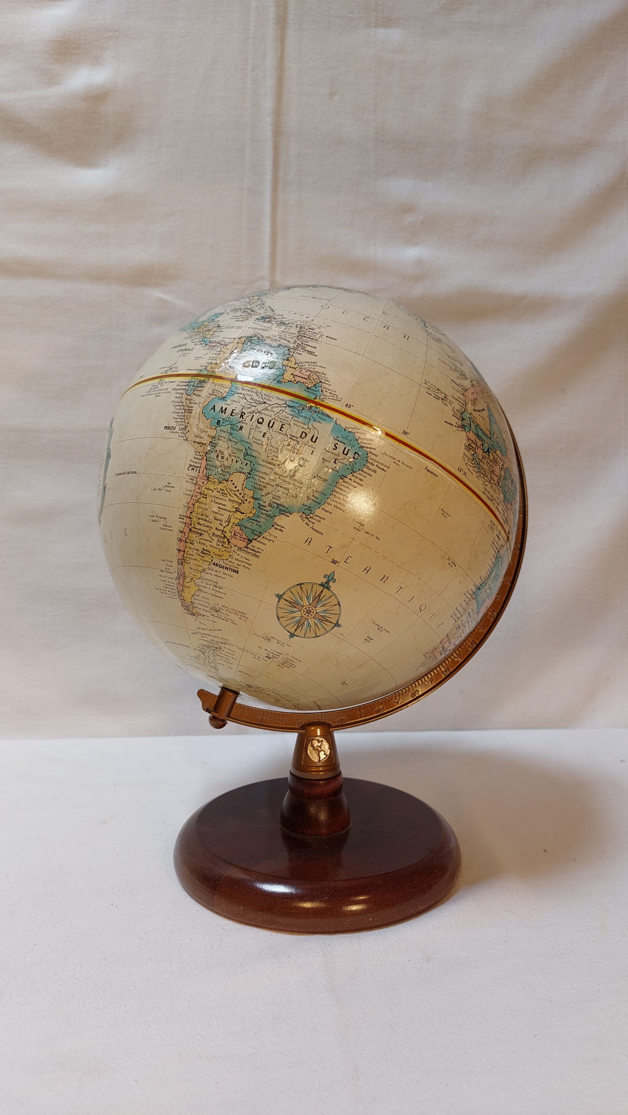 Globe Globe World Map Replogue U.S.A. - 70S/80s