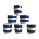 Series of 6 earthenware cockroaches