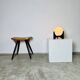 D-2022 Hokusai Table Lamp In Wenge Wood By Raak Amsterdam, The Netherlands 1960S