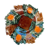 Large Vallauris ceramic bowl from the 1960s/70s in bright colors