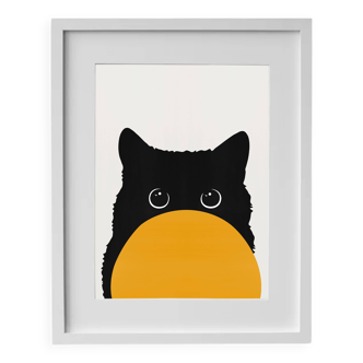 Framed painting