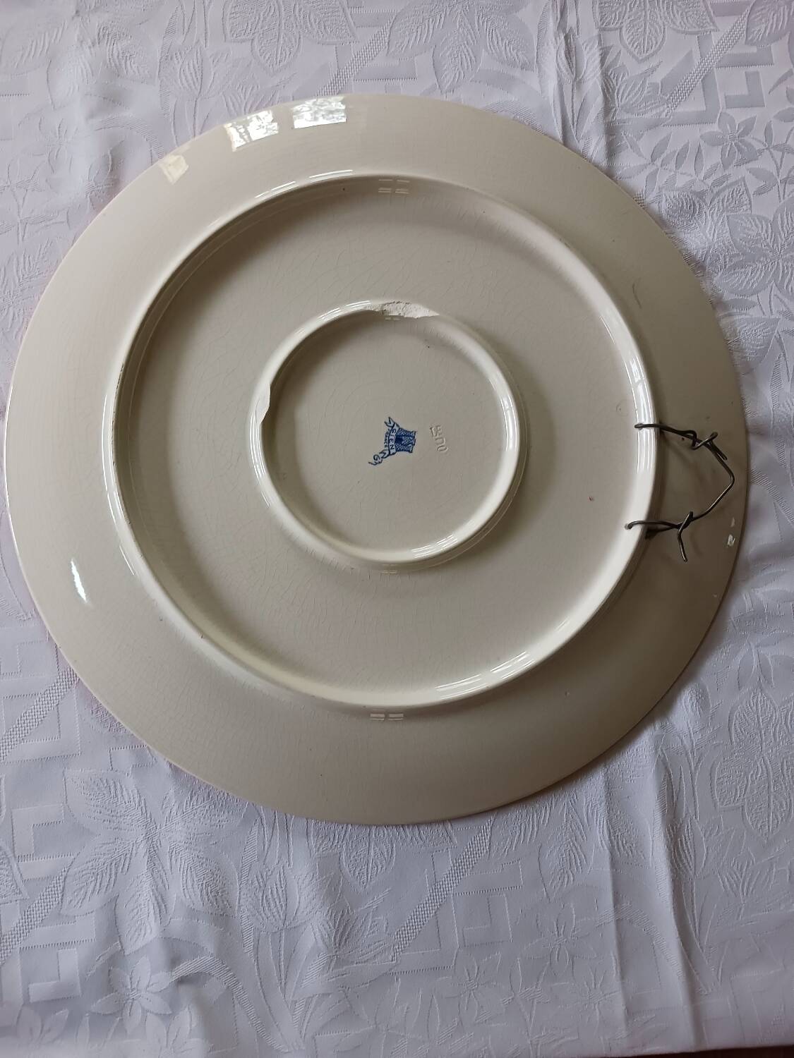 Large Gien Peony Platter