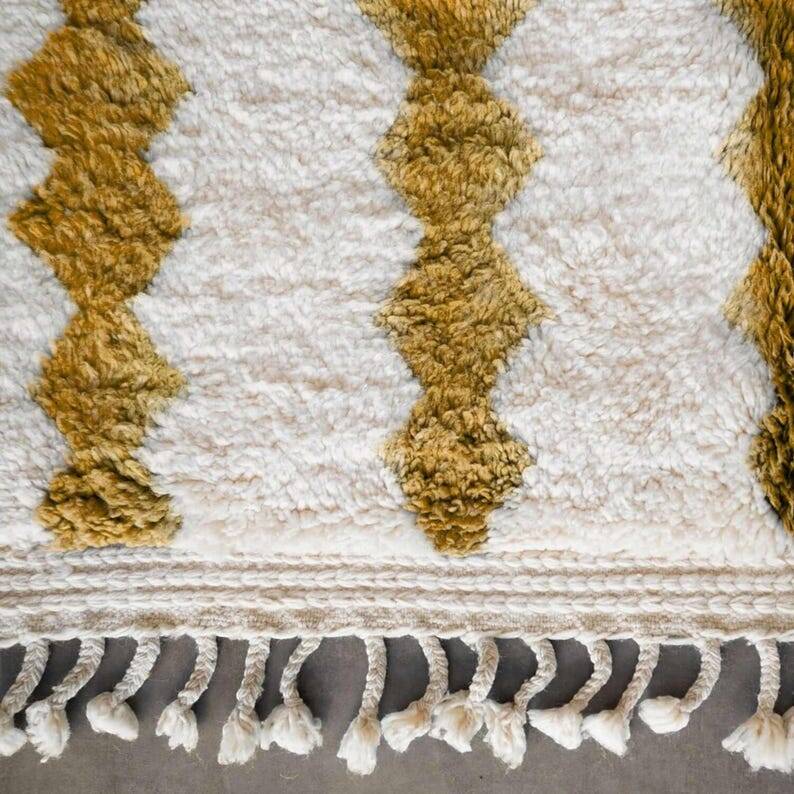 Tapis bérbere fait main traditionnelle 250cmx150cm