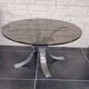 Smoked glass coffee table 1970