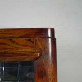 Art Deco display cabinet with sliding glass doors
