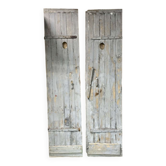 Pair of fir shutters early twentieth century