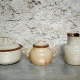Ceramic covered pot of Vallauris