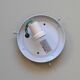 Small square ceiling light wall light in minimalist glass 1970 1980 seventies eighties LAMP-5046
