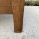 Renovated vintage oak baker's kneading trough