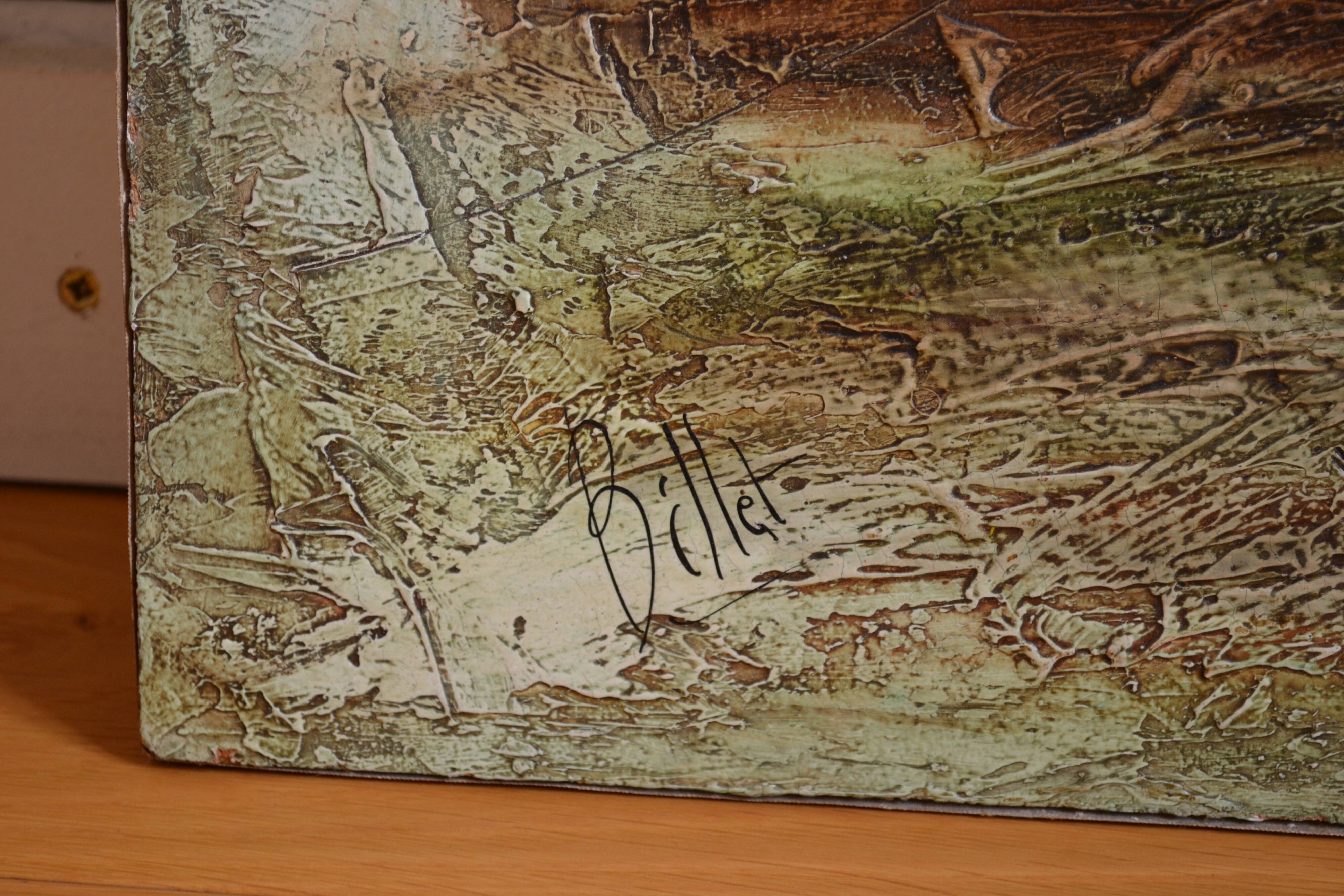 Ticket “Port in the Mediterranean” (La Ciotat?) HSP painting