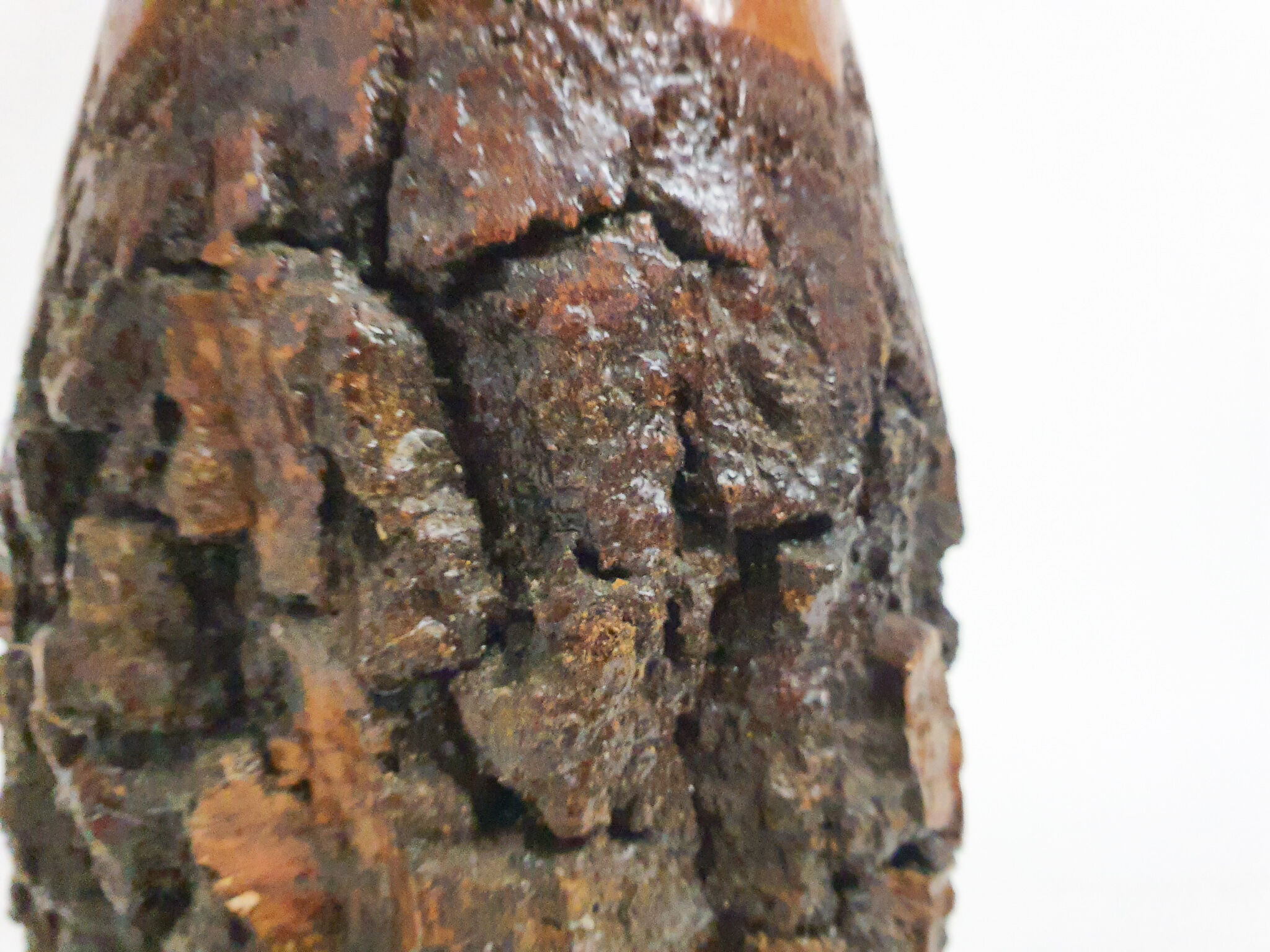 Solid wooden vase, 1970's