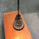 Brutalist ceramic pendant from the mid-century modern period by Judi Kunst.