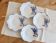 4 vintage deep plates Digoin Sarreguemines Corsica