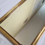 Vintage wall mirror, gold frame, 118 cm
