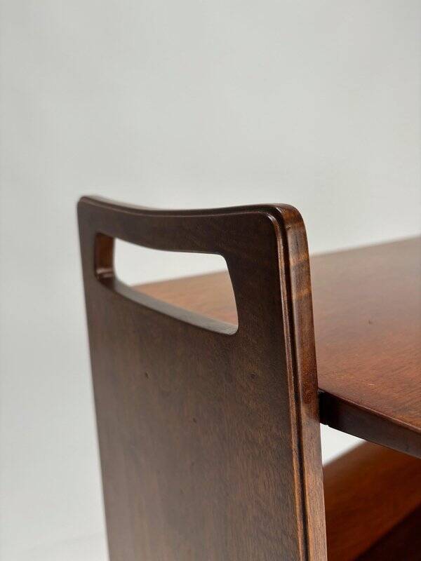 Mid-Century Wooden Side Tables by Gio Ponti, 1950s, Set of 2