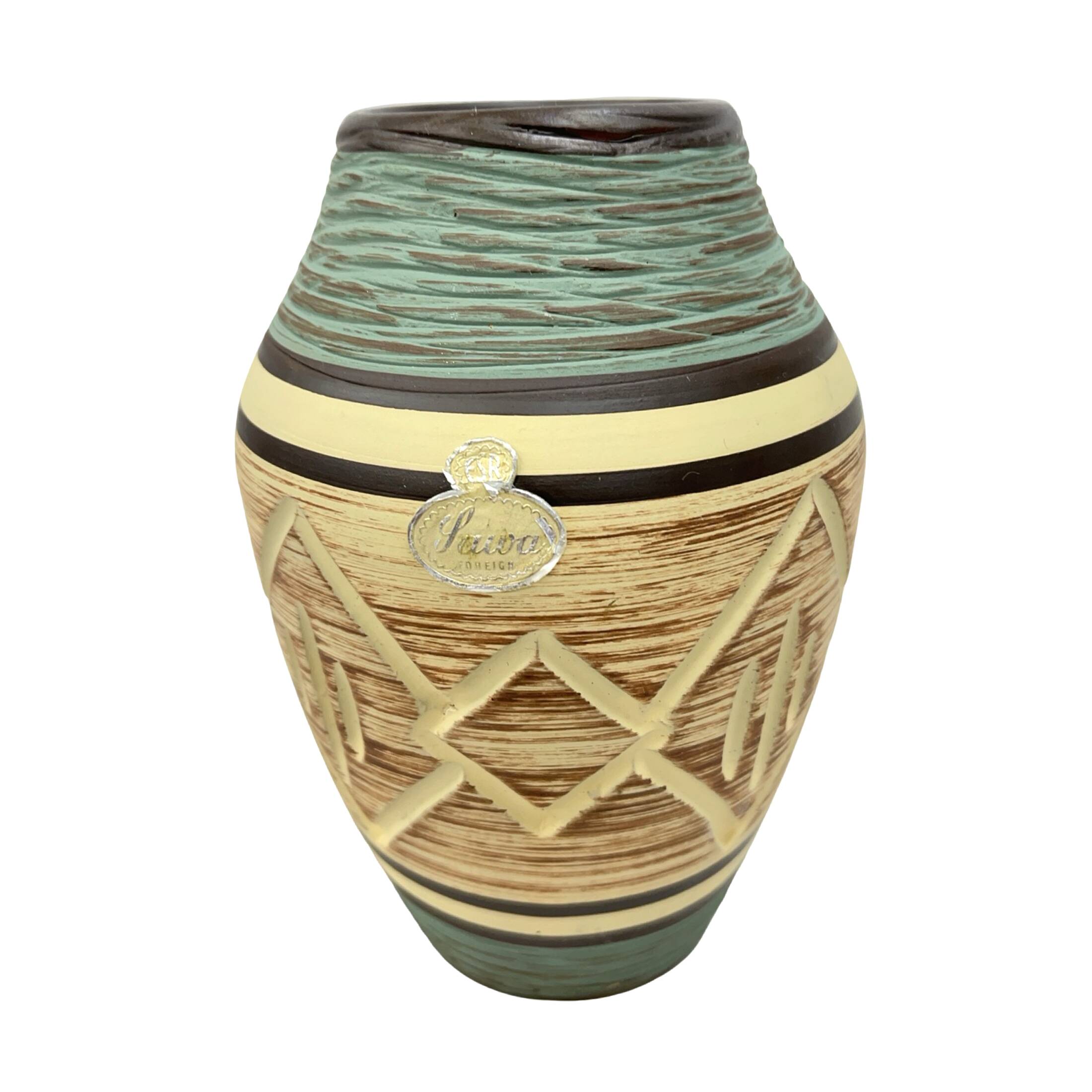 ESR Sawa 256-15 Mid-Century Modern Collector's Vase, Germany 1960s