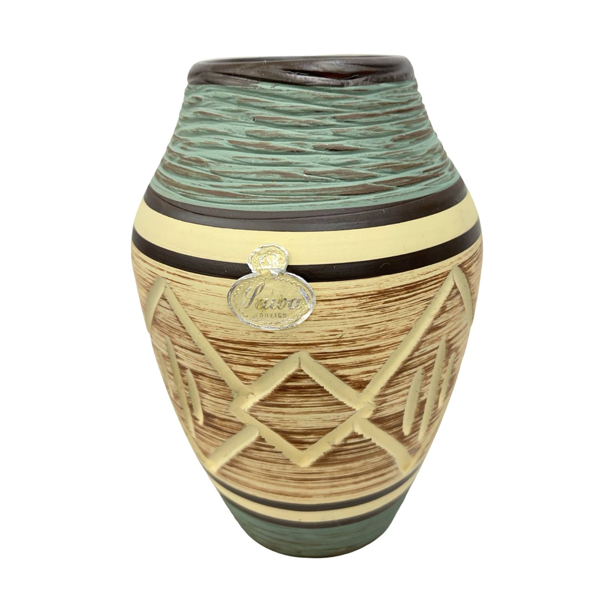 ESR Sawa 256-15 Mid-Century Modern Collector's Vase, Germany 1960s