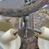 UFO pendant light, vintage, 3 globes, space age, 70s