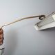 Lot of 3 brass painting wall light