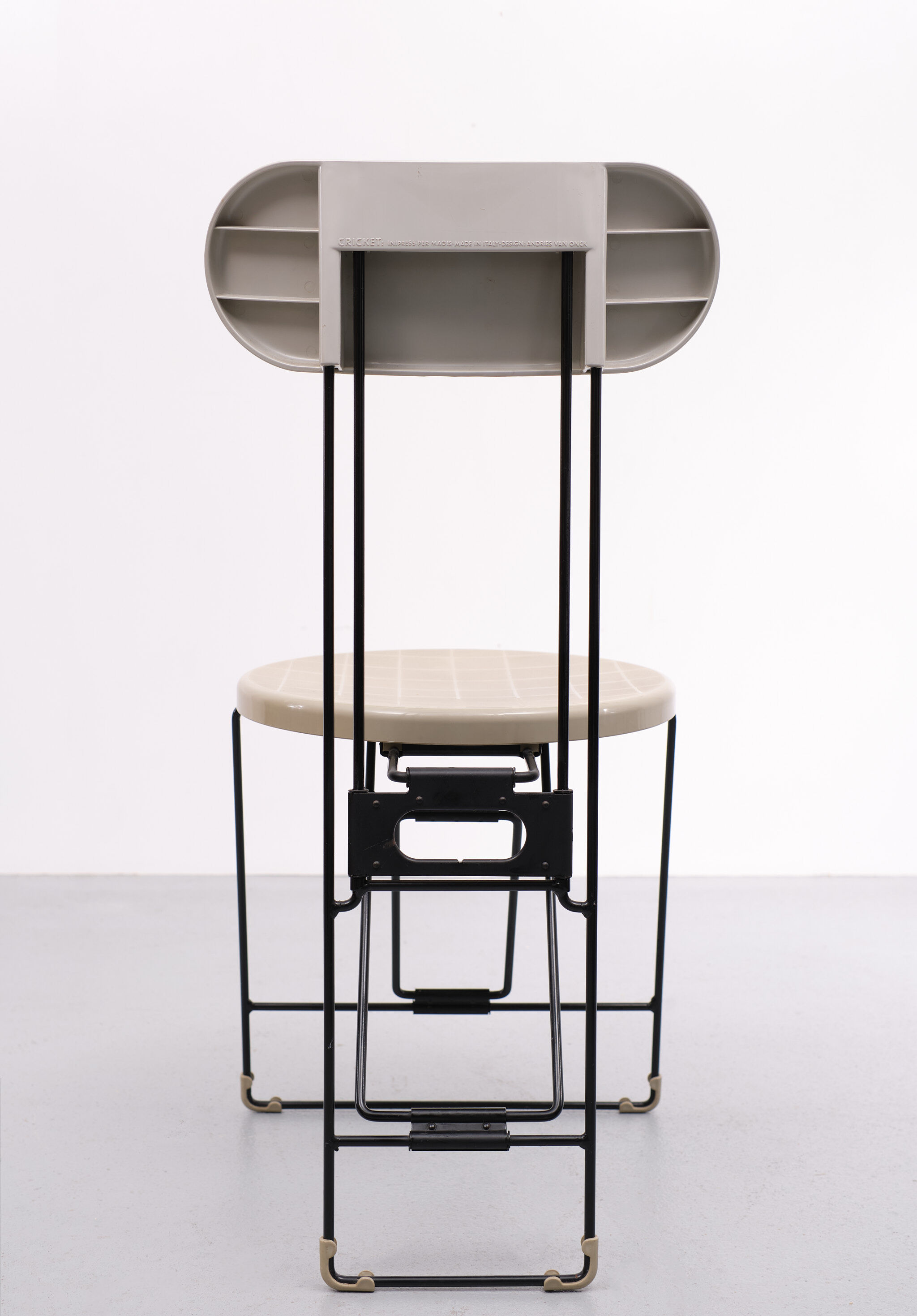 Chaise pliante post-moderne Andries Van Onck, 1984