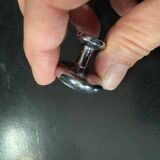 Set of 4 old chrome handles