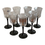 Esso Luminarc octagonal stemware