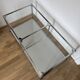 Table basse USM Haller en Gris Clair et verre