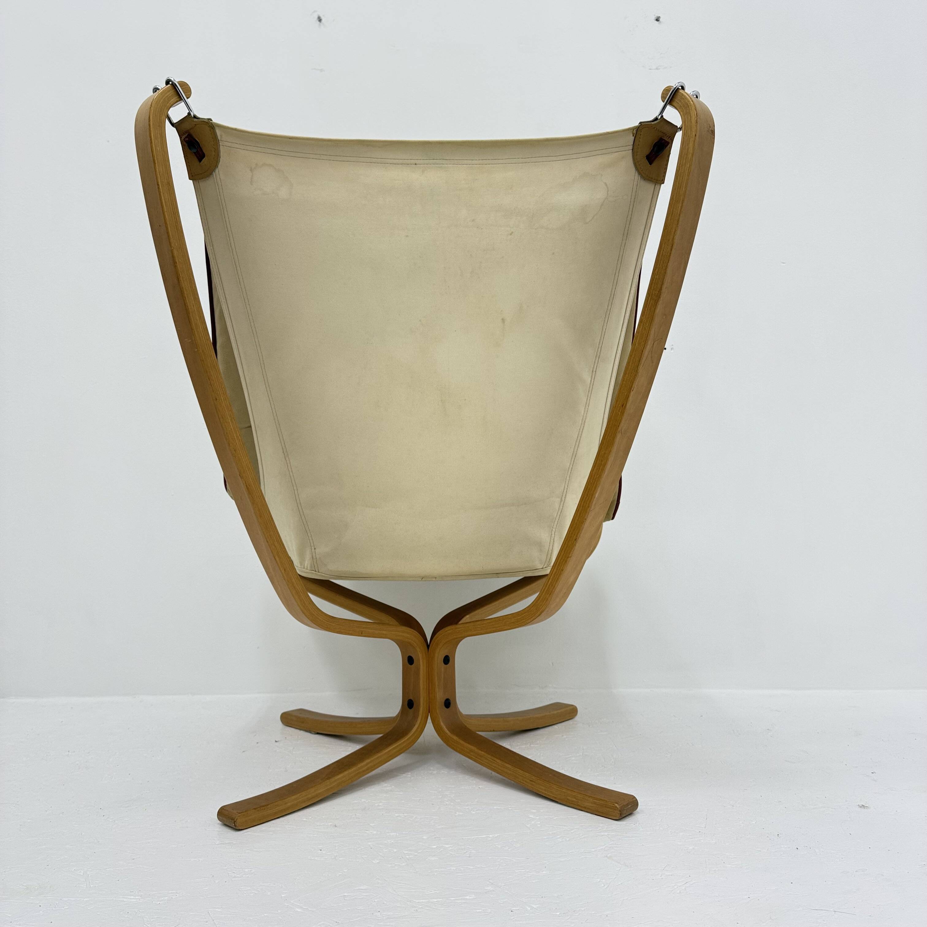Falcon Leather Lounge Chair by Sigurd Ressel for Vatne Møbler, 1970s