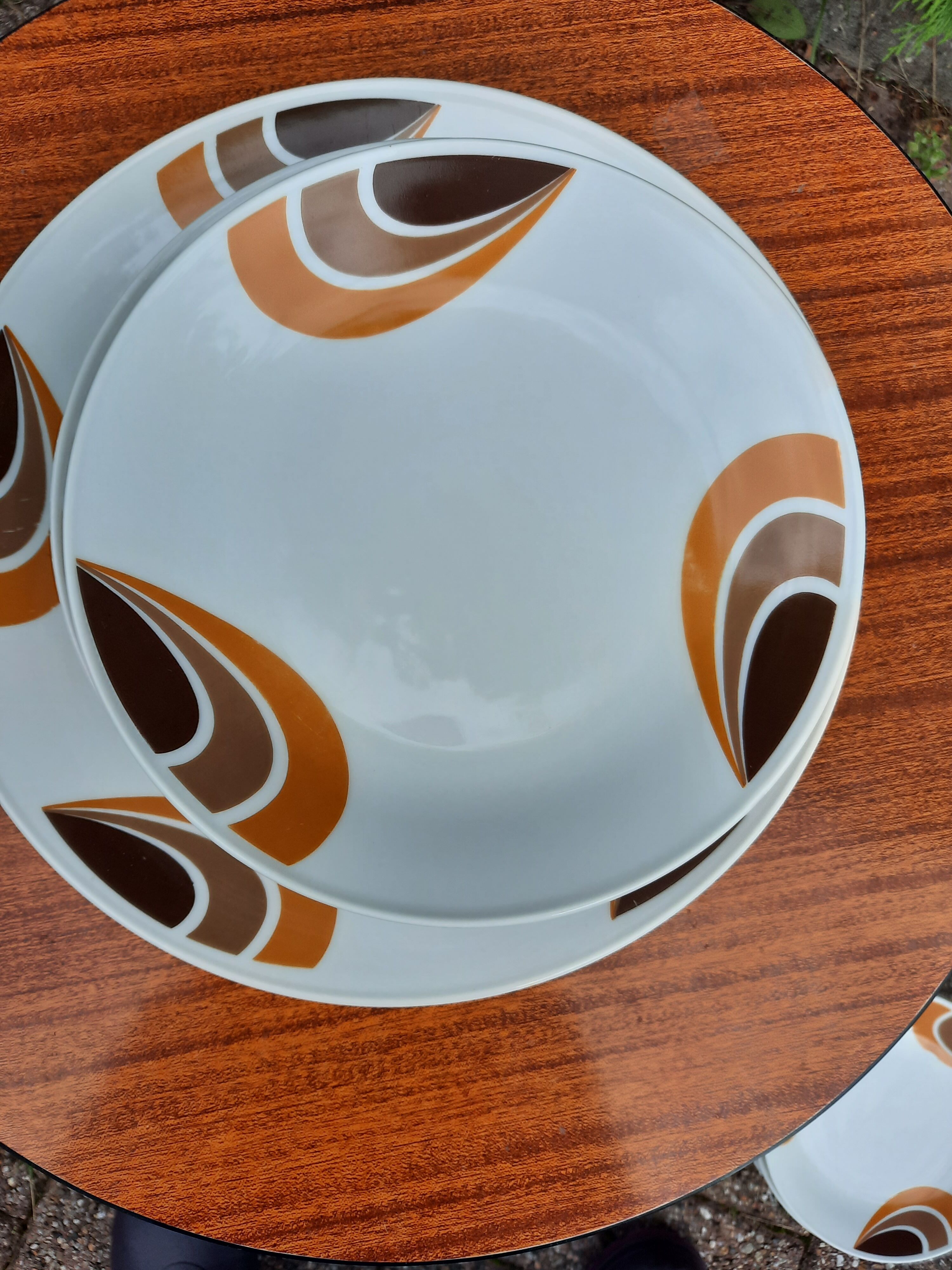 Service à dessert vintage porcelaine allemande