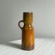 Rustic ceramic vase, vintage handmade pottery