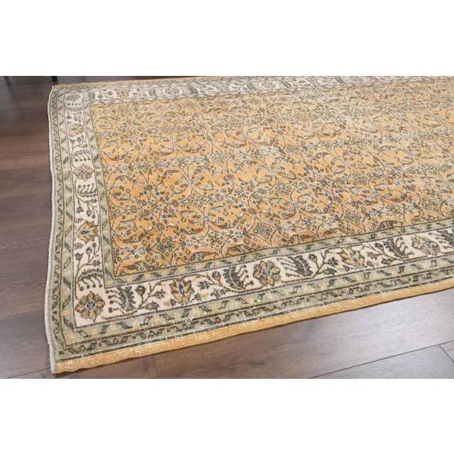1940s Vintage Turkish Hand-Knotted Area Rug 180x290