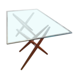 Roset Line Glass Table