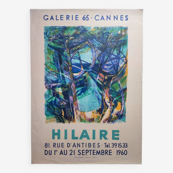 Camille Hilaire Affiche exposition 1960