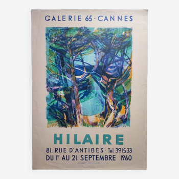 Camille Hilaire Exhibition poster 1960