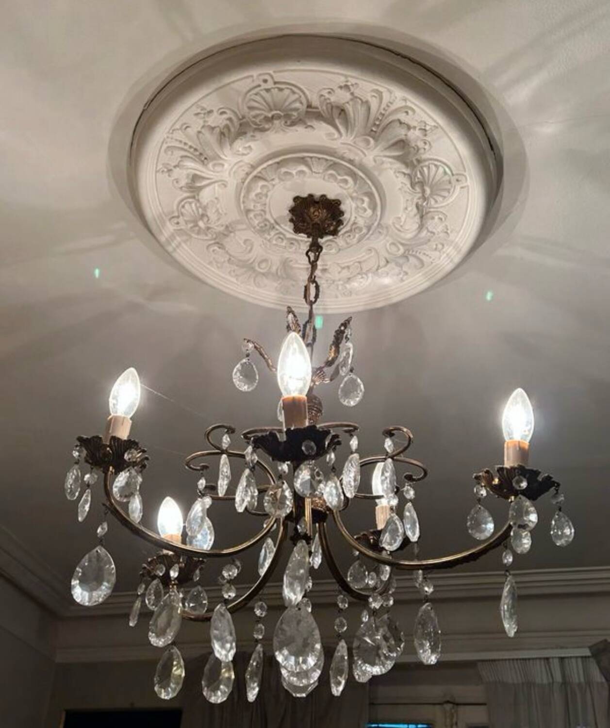 Lustre avec pampilles