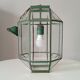 Vintage geometric pendant lamp 50s