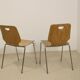 Pair of stackable chairs in Plywood plywood. Ref Leo.
