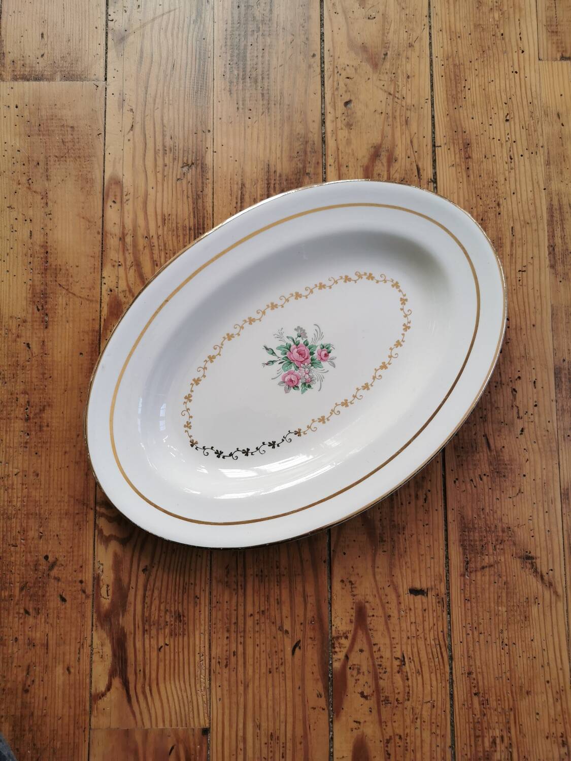 Vintage oval dish L'Amandinoise 1055