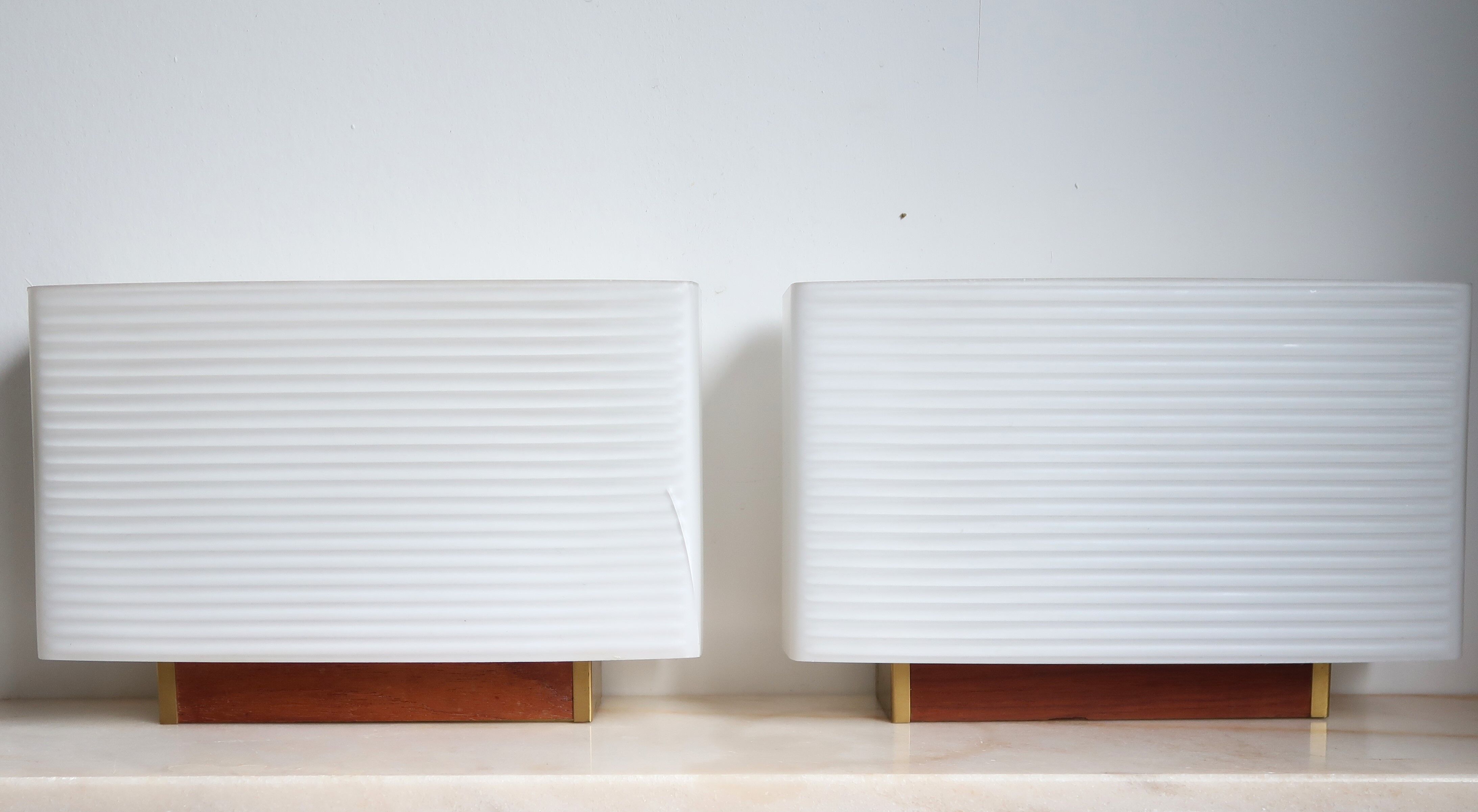 Pair of vintage wall lamps 60 70