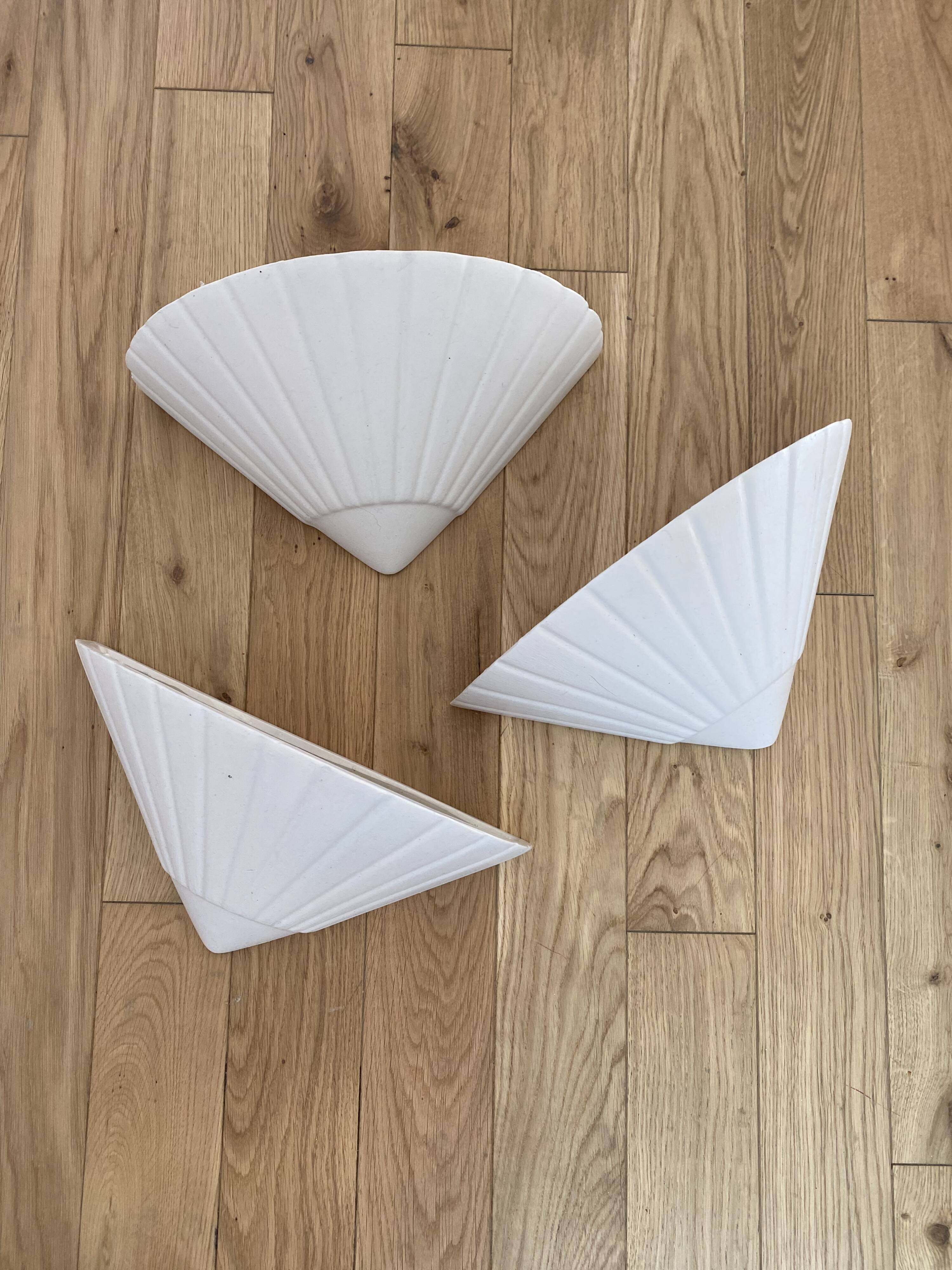 Set of 3 shell appliques