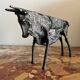 Metal Bull Sculpture