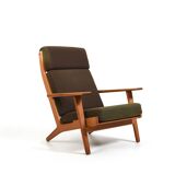 Hans J. Wegner GE-290 Highback Lounge Chair 1950s