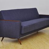 Daybed 3 seat sofa with fold-out function, 1960s