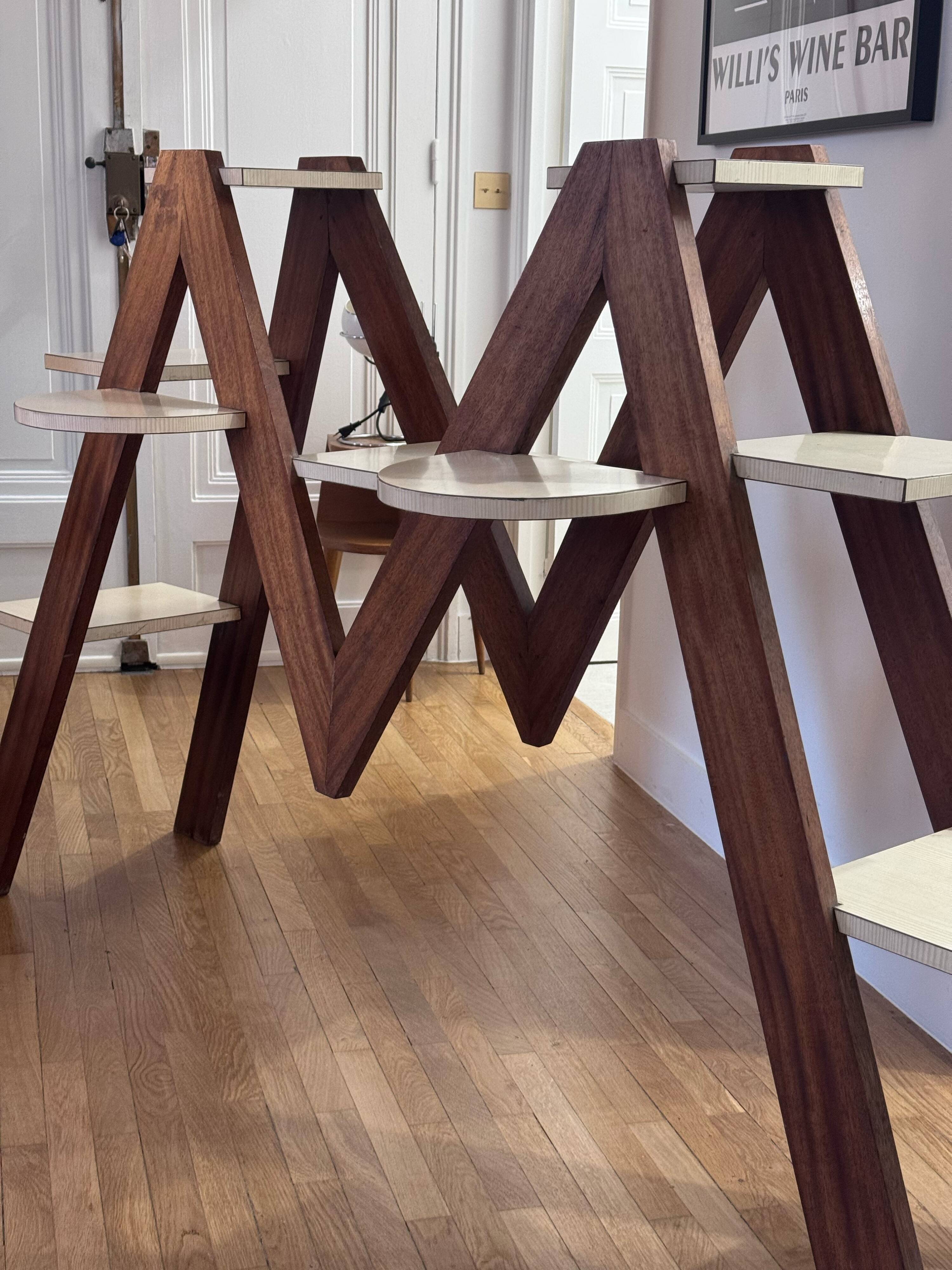 Decorative wooden shelf