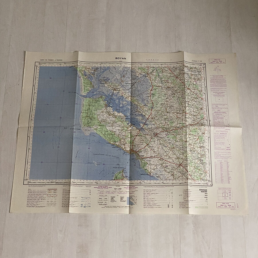 Map Royan 1962