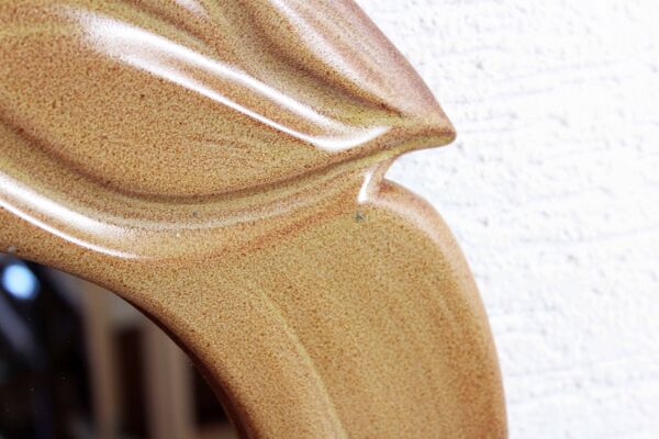 Miroir ''pomme'' en céramique 1970