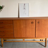 Vintage Scandinavian enfilade from the 60s in teak