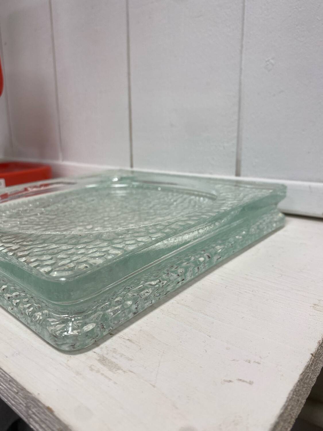 Glass trinket tray